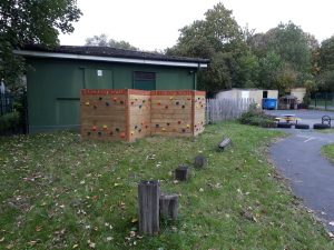 Climbing frame at Happy Kids Delamere Park, Manchester day nursery