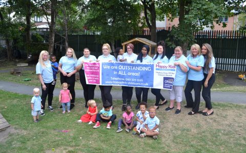 Outstanding Ofsted Happy Kids Heybury Close, Beswick, Manchester day nursery